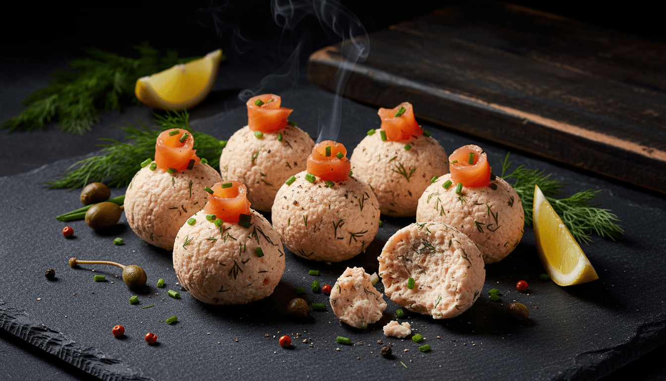 Savory Smoked Salmon Mascarpone Fat Bombs
