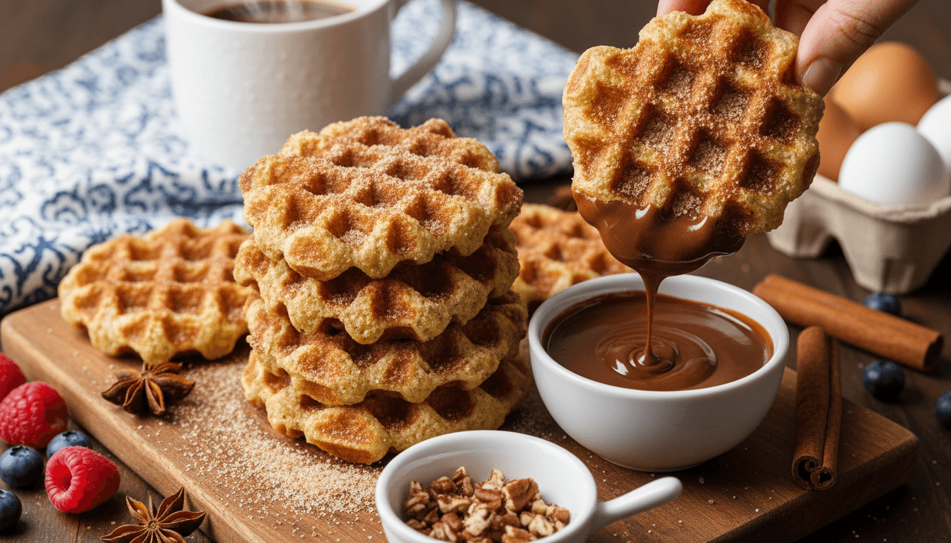 Cinnamon-Sweetener Chaffle Churro Sticks