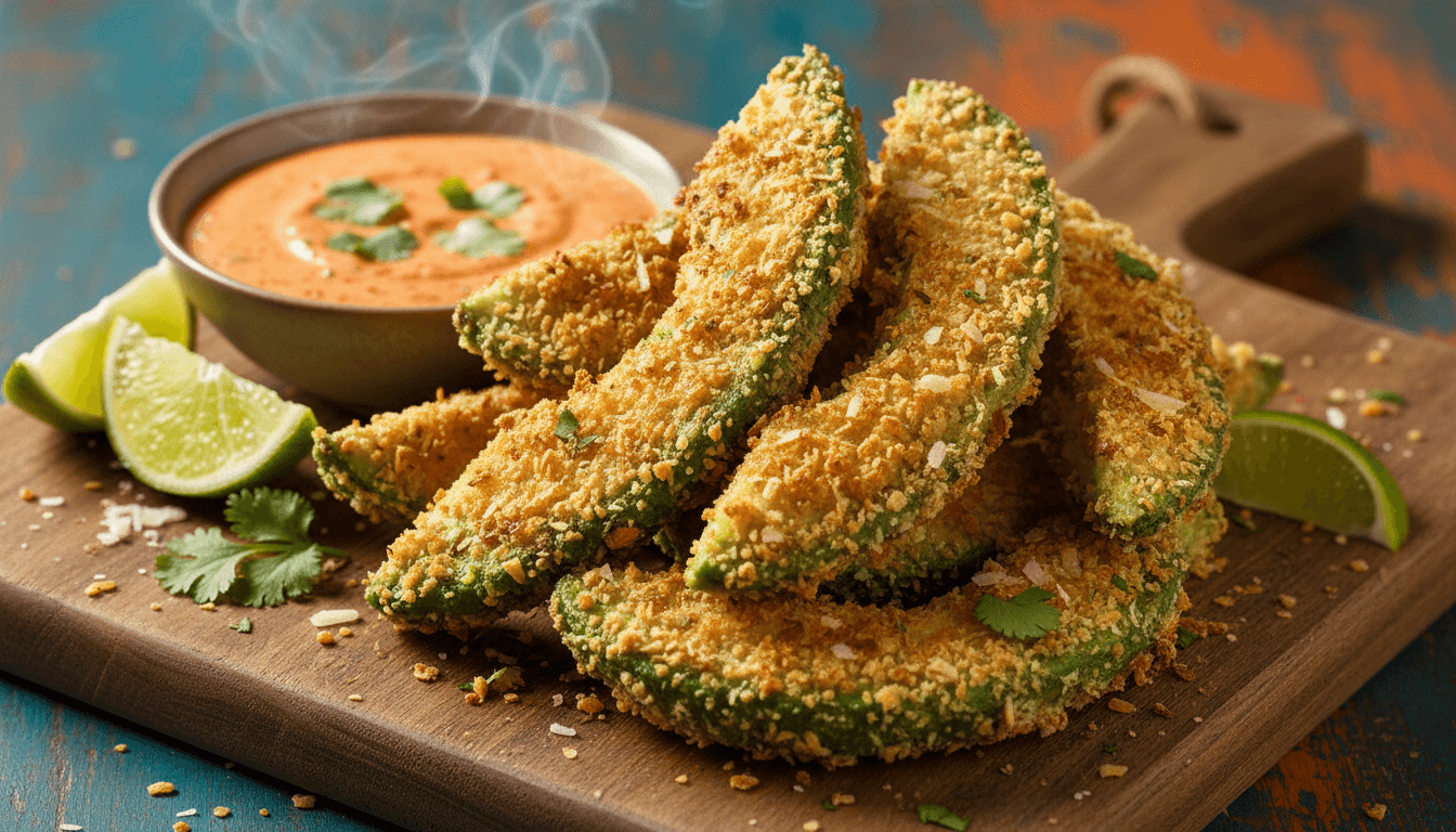 Oven-Baked Parmesan Avocado Wedges