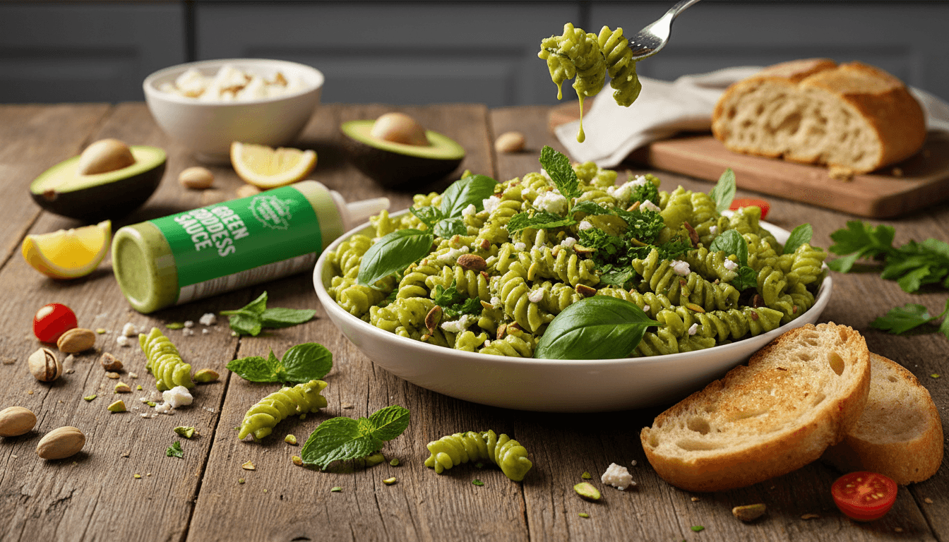 Pistachio Green Goddess Pasta